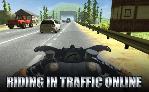 game pic for Riding in traffic online